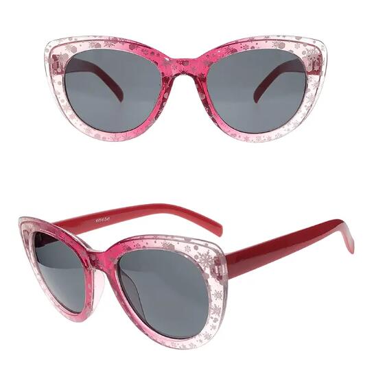 Safety First: The Impact-Resistant Marvel of Cat Eye Ocean Lens Plastic Kids Sunglasses
