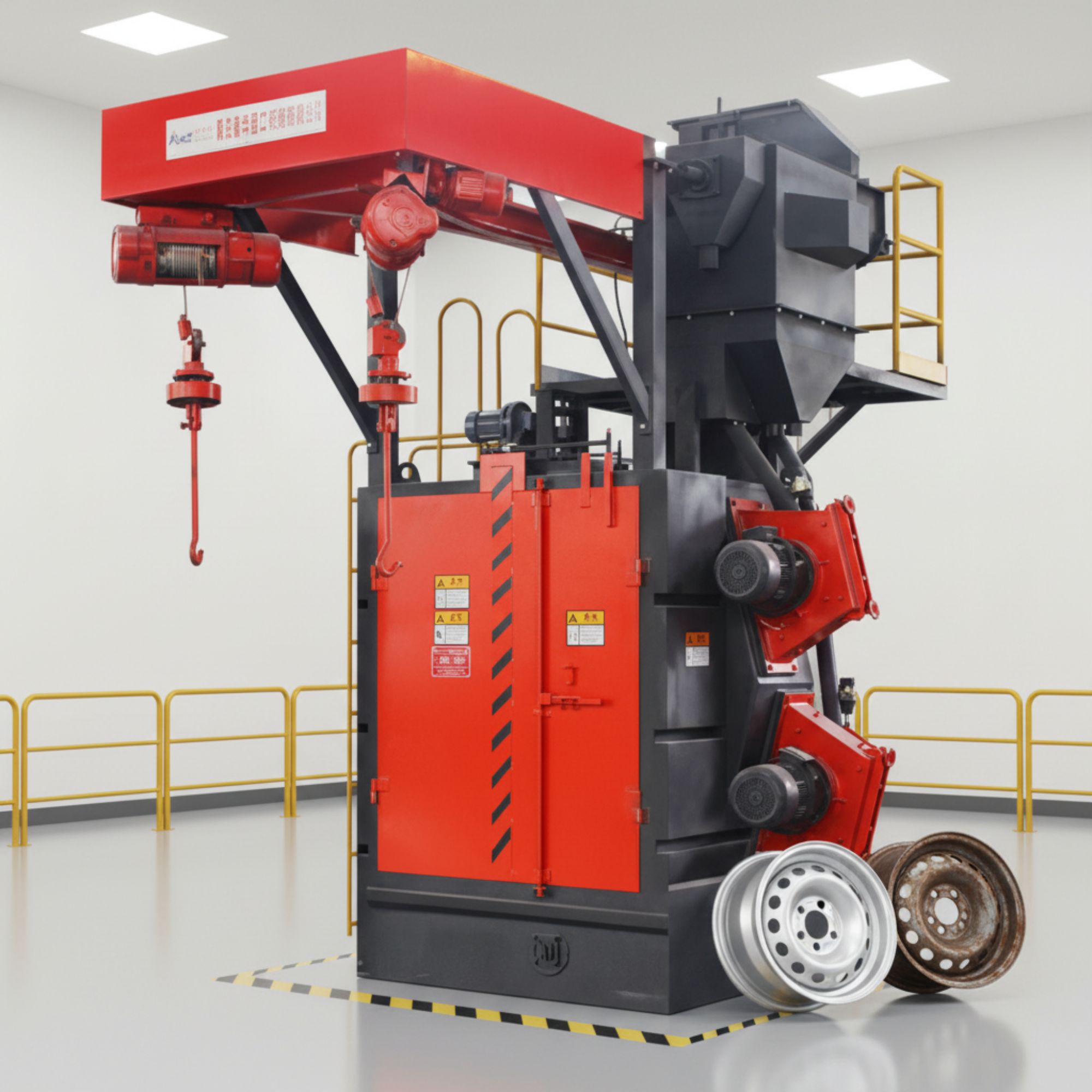 China Double Hook Shot Blasting Machine Exporter Delivers Superior Cleaning Efficiency